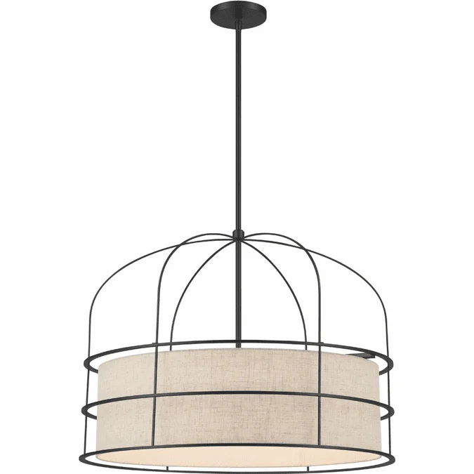 Minka Lavery 2156-66A Gateway Park Coal Drum Pendant Lighting Fixture