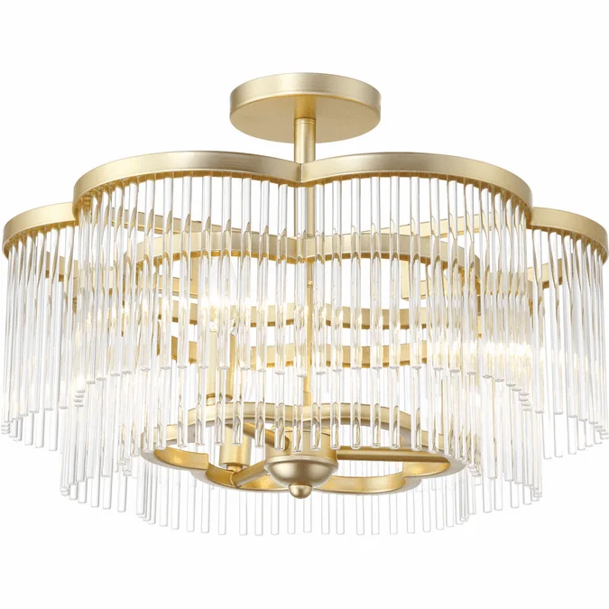 Minka Lavery 5454-856 Azura Modern Heirloom Brass Ceiling Light