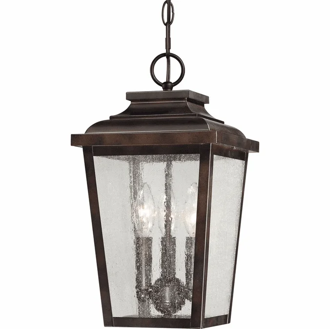 Minka Lavery 72174-189 Irvington Manor Traditional Chelesa Bronze Outdoor Hanging Lamp