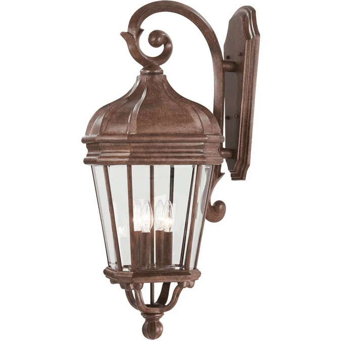 Minka Lavery The Great Outdoors 8693-61 Harrison Vintage Rust 12″ Outdoor Lamp Sconce