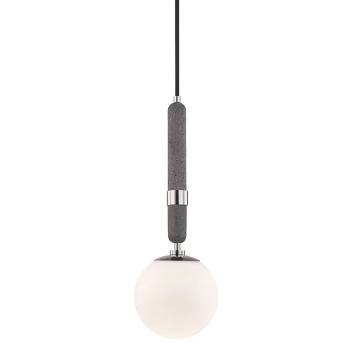 Mitzi Brielle 1-LT Small Pendant – Polished Nickel – H289701S-PN