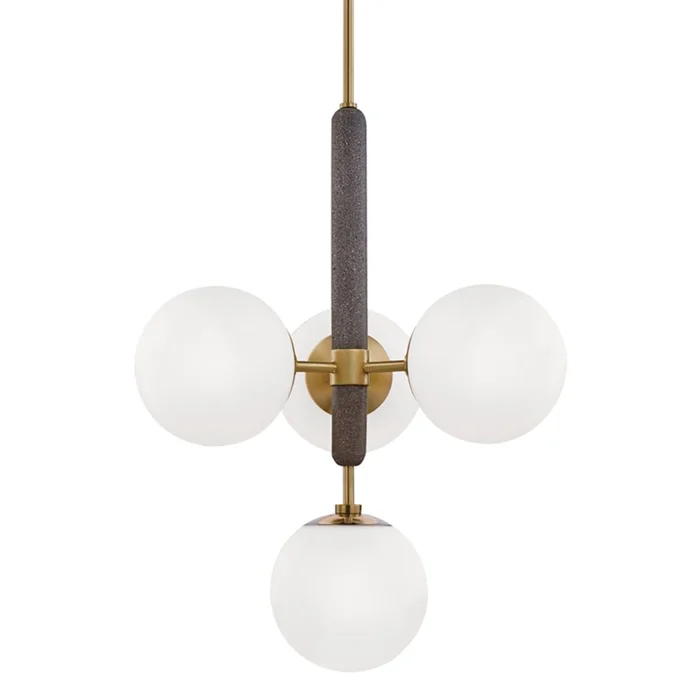 Mitzi Brielle 4-LT Pendant – Aged Brass – H289804-AGB