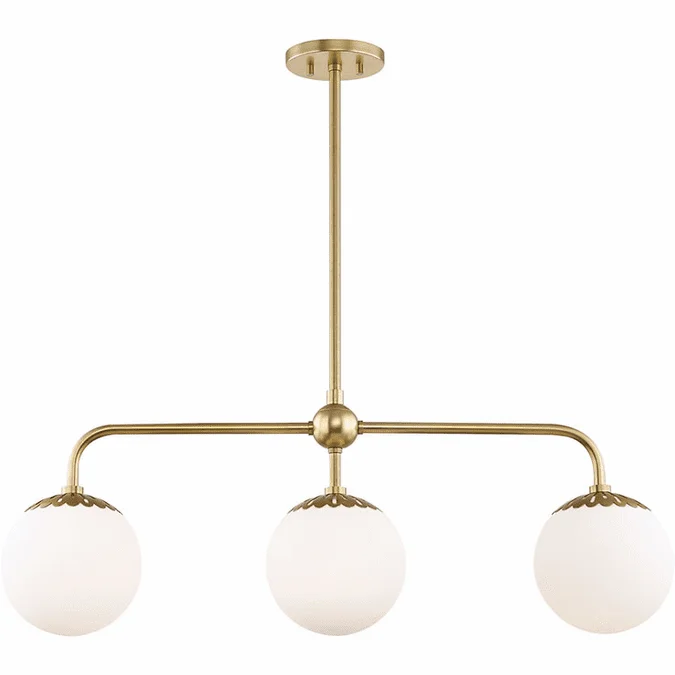 Mitzi H193903-AGB Paige Contemporary Aged Brass Island Lighting