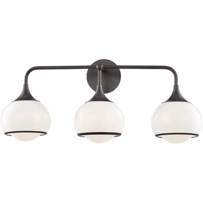 Mitzi H281303-OB Reese Modern Old Bronze 3-Light Bath Light Fixture