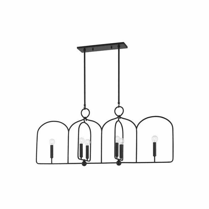 Mitzi H512906-AI Mallory Contemporary Aged Iron Island Lighting