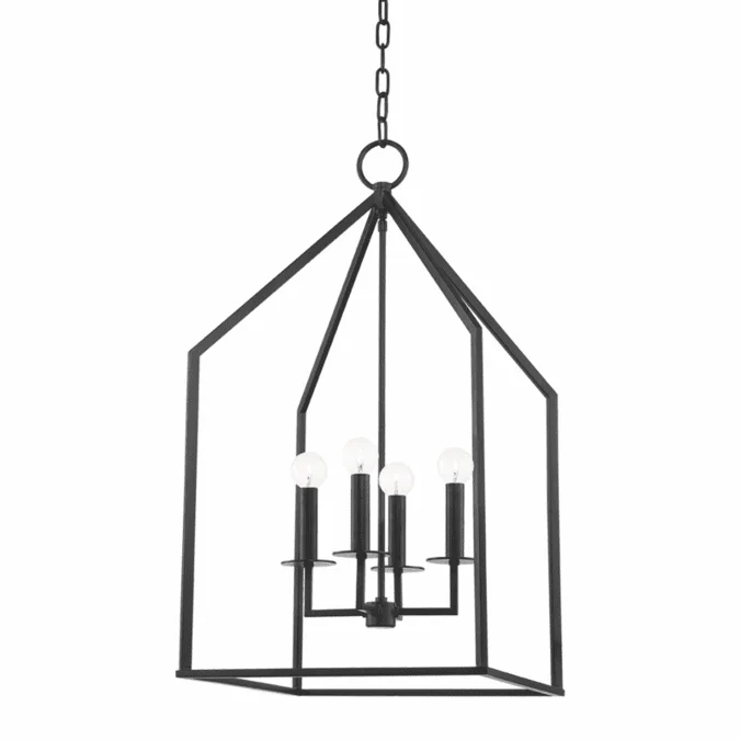 Mitzi H514704L-AI Lena Contemporary Aged Iron 16″ Entryway Light Fixture