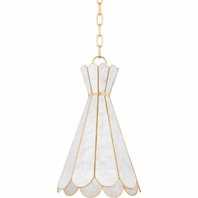 Mitzi H662701-AGB Lyra Contemporary Aged Brass Hanging Pendant Light