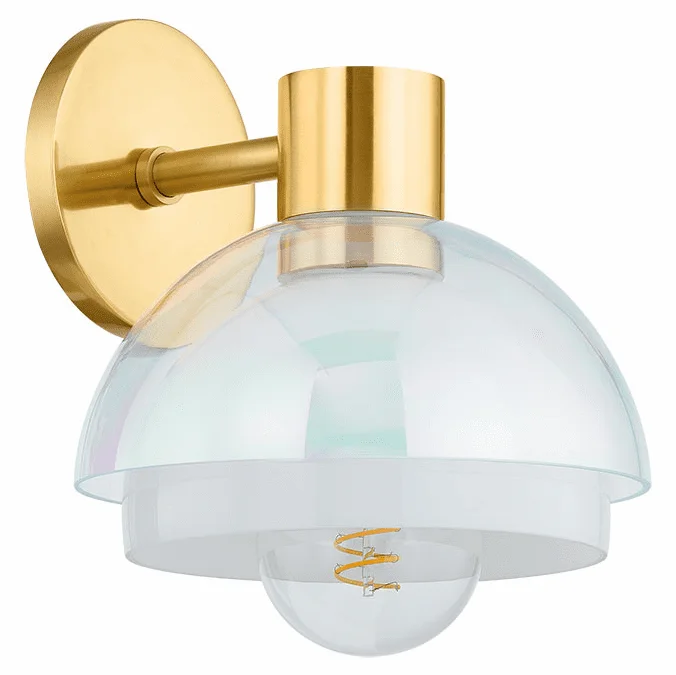 Mitzi H844101-AGB Modena Modern Aged Brass Wall Lighting Fixture