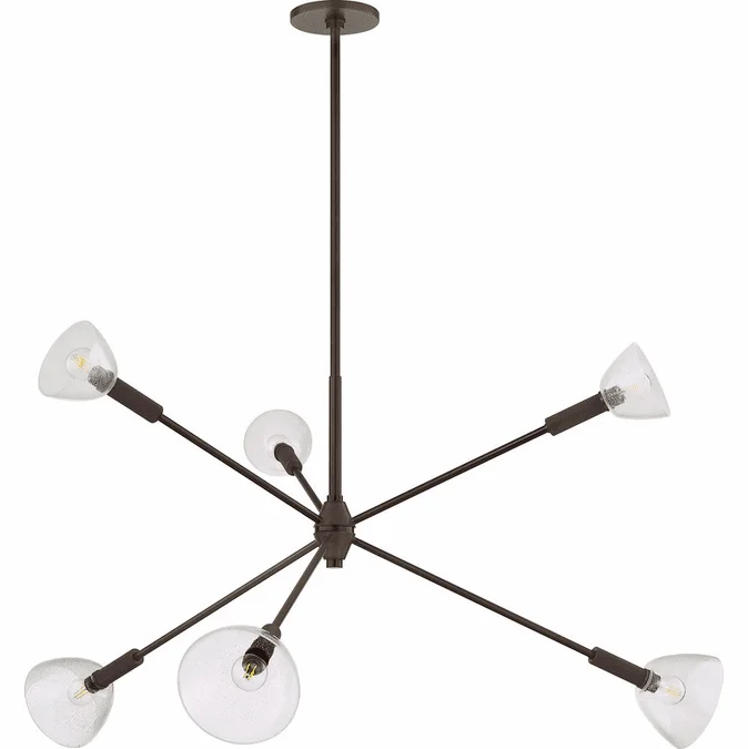 Mitzi H991806-TRB Caraway Contemporary True Bronze Hanging Chandelier