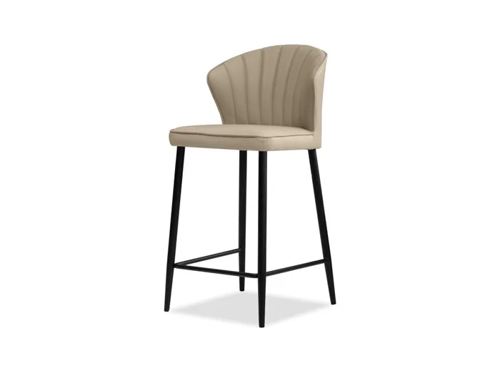 Mobital Ariel Counter Stool Wheat Leather, 1Pc DCS-ARIE-WHEA-PCBLA