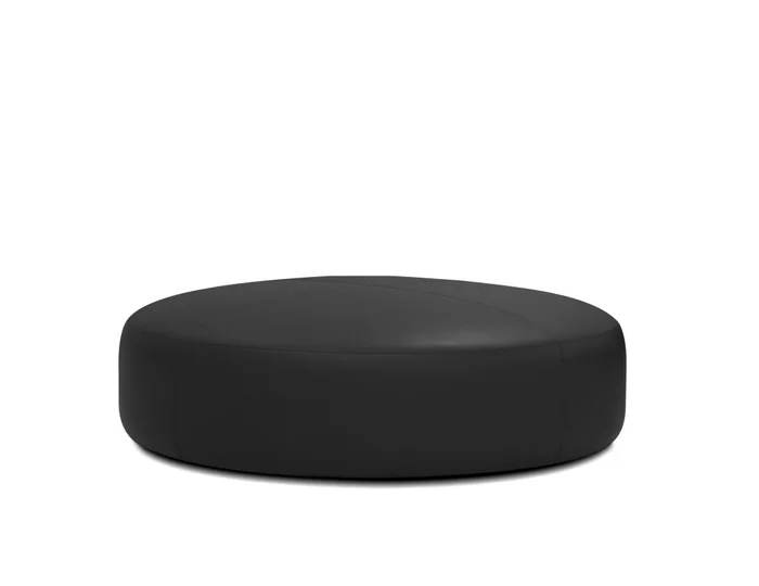 Mobital Disc Ottoman Black Leatherette 40″ Round OST-DISC-BLAC-ROU40