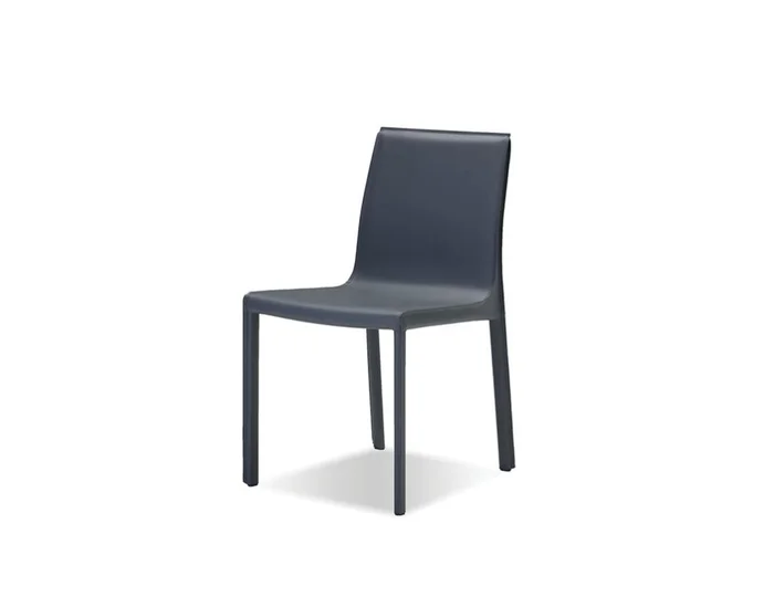Mobital Fleur Dining Chair Grey Leather (Set of 2) DCH-FLEU-GREY-
