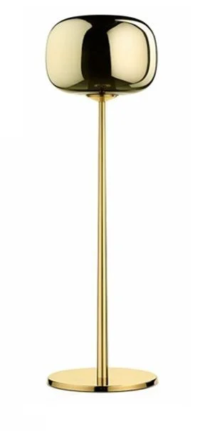 Mobital Janice Floor Lamp Gold Glass Brass Powder Coated Frame ALF-JANI-GOLD-