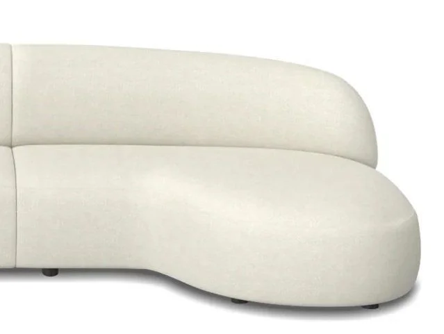 Mobital Moritz Chaise RSF Alabaster Fabric SEC-MORI-ALAB-CHAFR