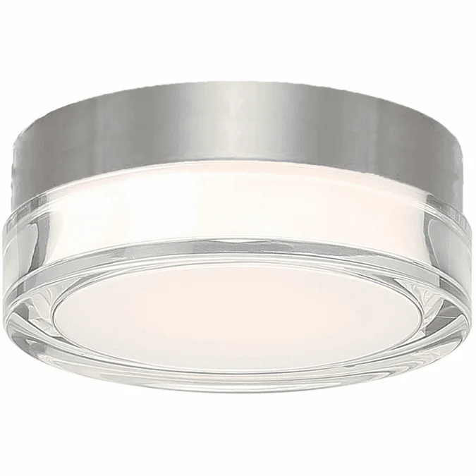 Modern Forms FM-W44806-SS Pi Modern Stainless Steel LED 6.25″ Flush Mount Ceiling Light Fixture