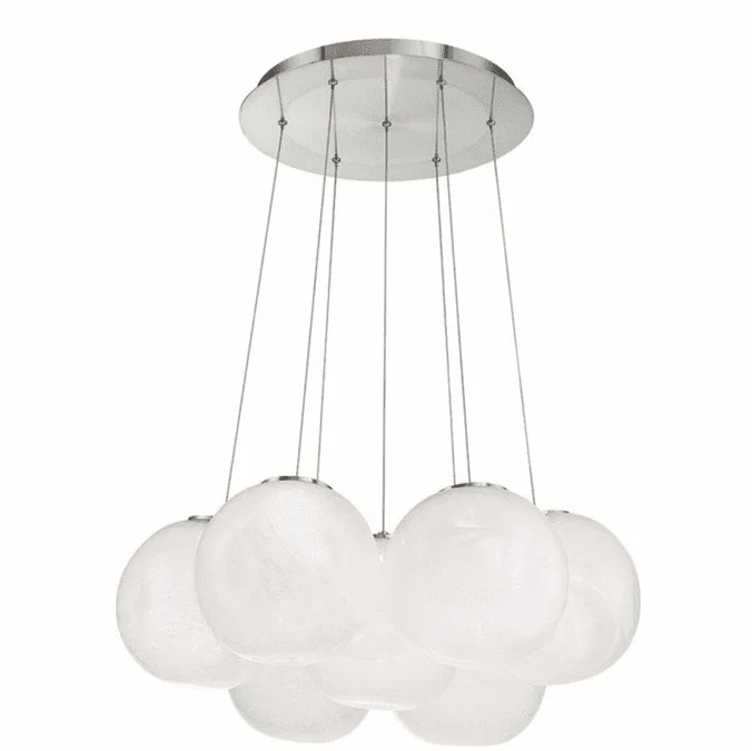Modern Forms PD-28807-BN Cosmic Brushed Nickel LED Multi Pendant Lamp