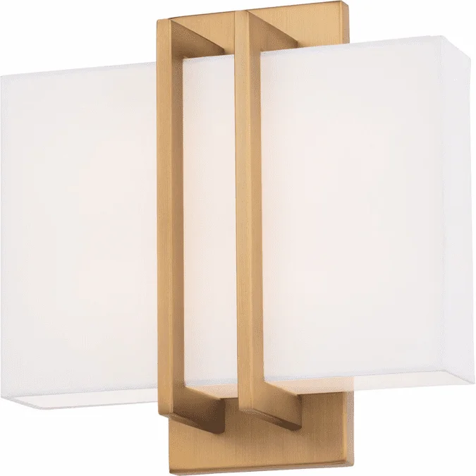 Modern Forms WS-26111-AB Downton Modern Aged Brass LED Lighting Sconce