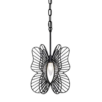 Monarch One Light Mini Pendant in Black (137|330M01BL)