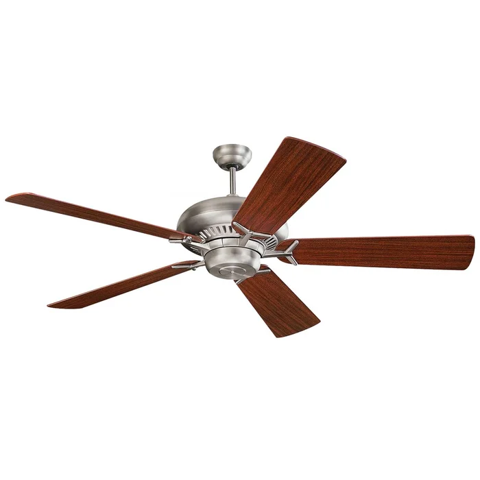 Monte Carlo 60″ Grand Prix Ceiling Fan – Brushed Steel – 5GP60BS