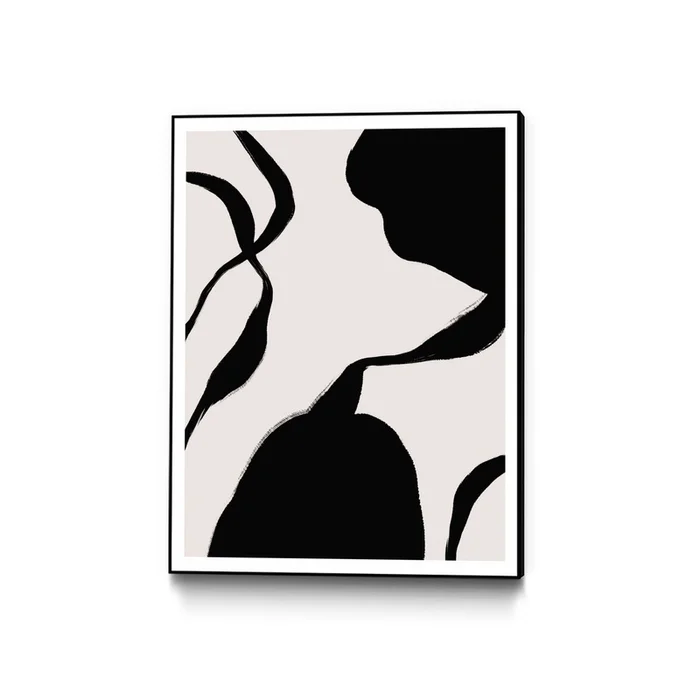 Mouvement Canvas Framed Black 30×40 Wall Art|uvre dart murale sur toile encadre noire Mouvement 30×40