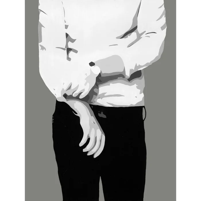 Mr.right Black And White Giant Art 72×54 Wall Art|uvre dart murale Giant Art Mr.right Black And White 72×54