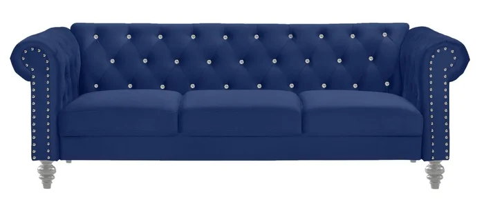 New Classic Emma Sofa in Blue Crystal UKD13-30-BLUC PROMO