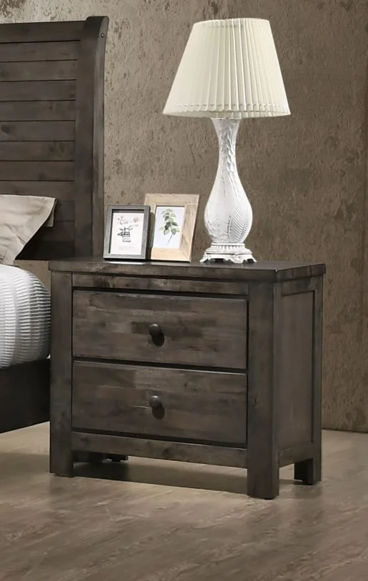 New Classic Furniture Blue Ridge Nightstand in Rustic Gray B1334-040 PROMO