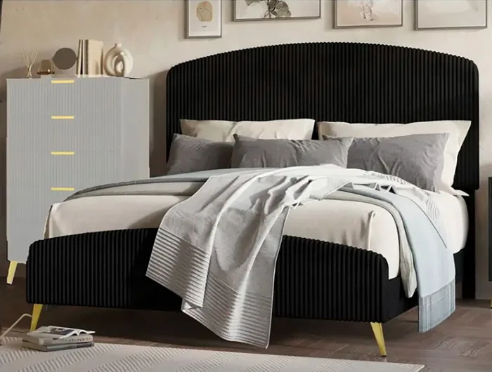 New Classic Kailani Queen Panel Bed in Black