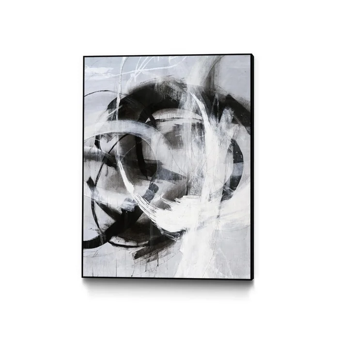 No Turning Radius Canvas Framed Black 30×40 Wall Art|uvre dart murale sur toile encadre noire No Turning Radius 30×40