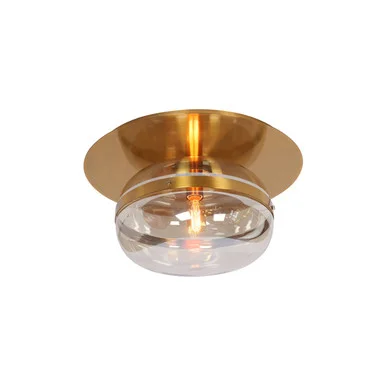 Nottingham One Light Flushmount in Brass (40|37087-012)