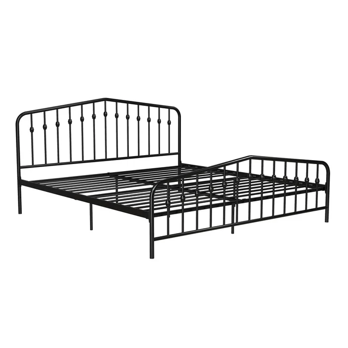 Novogratz Bushwick Metal King Bed – Black|Lit Novogratz Bushwick en mtal |D25WIKUC