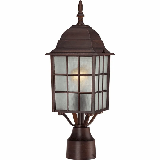 Nuvo 60-3483 Adams Rustic Bronze Exterior Post Lighting