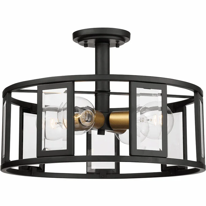 Nuvo 60-6413 Payne Contemporary Midnight Bronze Ceiling Lighting Fixture