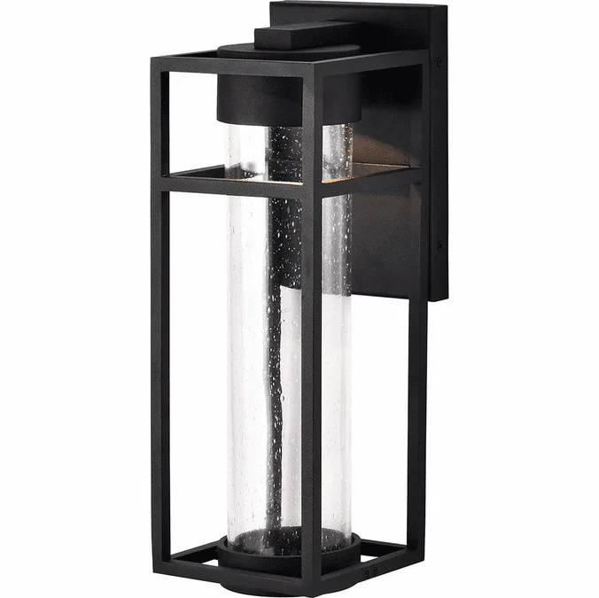 Nuvo 62/1612 Ledges Modern Matte Black LED Outdoor 5.5″ Wall Sconce Lighting