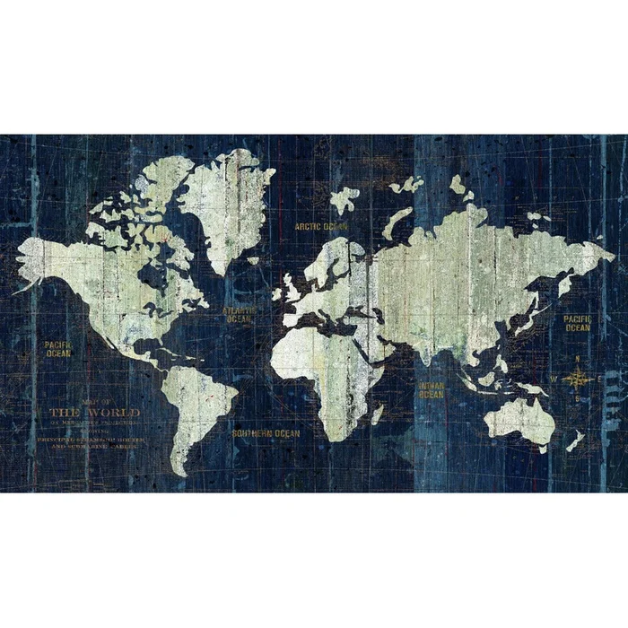 Old World Map Giant Art 84×48 Wall Art|uvre dart murale Giant Art Old World Map 84×48