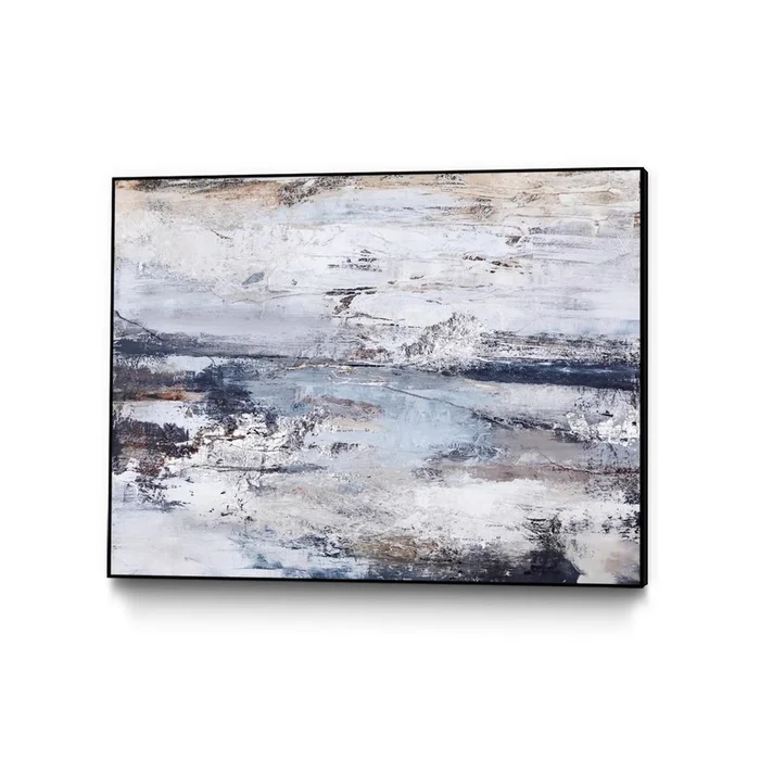 Outline Canvas Framed Black 40×30 Wall Art|uvre dart murale sur toile encadre noire Outline 40×30