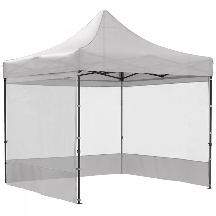 Outsunny 10′ X 10′ Pop Up Gazebo Canopy Tent With Sides, Height Adjustable|Outsunny Tente A Gazebo Pop-up 10′ X 10′ Avec Cotes, Hauteur Reglable