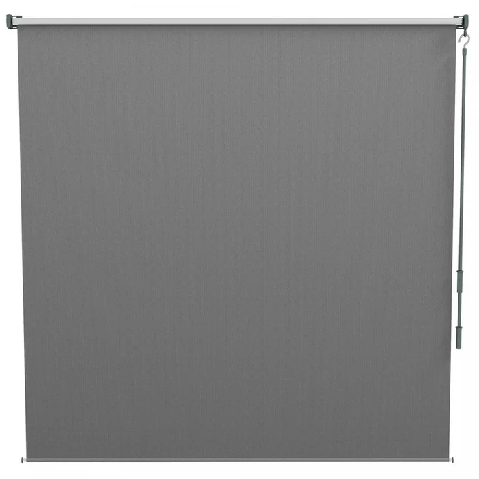 Outsunny Outdoor Roller Shade, 6′ X 6′ Patio Door Blinds, Light Grey|Outsunny Store Enrouleur Exterieur, Store De Porte Patio 6’x6′, Gris Clair