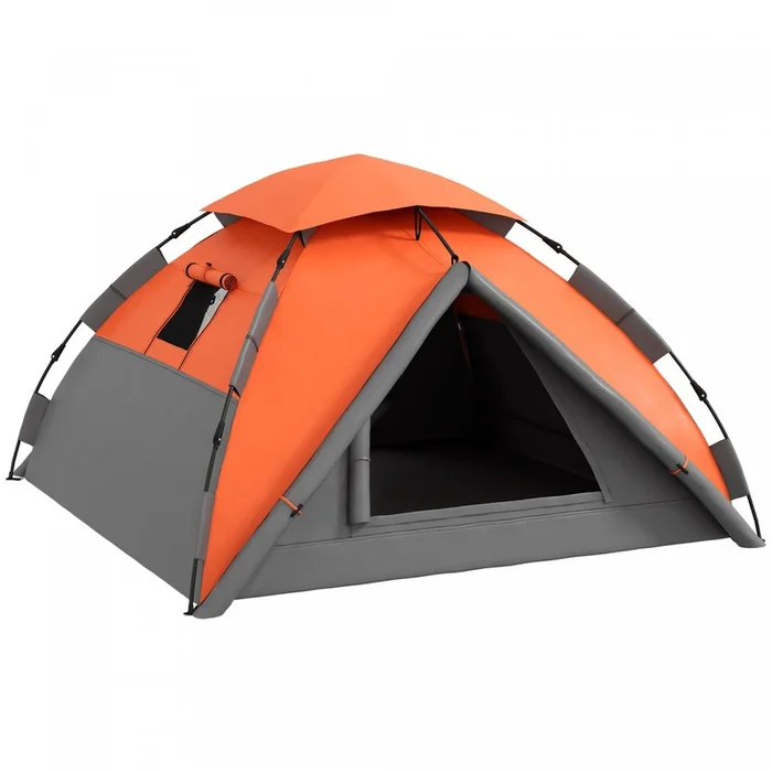 Outsunny Pop Up Camping Tent, With Carry Bag, 3000mm Waterproof|Outsunny Tente De Camping Avec Sac De Transport, Etanche 3000 Mm