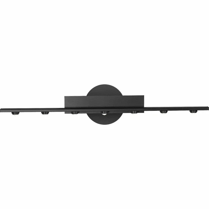 PageOne PW030028-SDG Leonardo Contemporary Satin Dark Gray LED 7-Light Bathroom Light