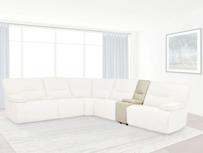 Parker House Spartacus Storage Console with USB Pop UP in Oyster MSPA#860-OYS PROMO CODE:UNIV10 for 10% Off