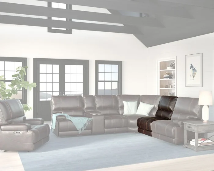 Parker House Whitman Cordless Armless Chair in Verona Coffee MWHI#840-P50-VCO PROMO CODE:UNIV10 for 10% Off