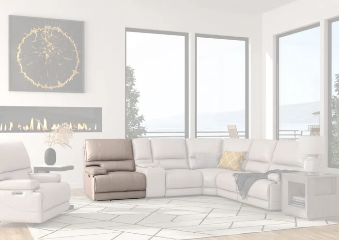 Parker House Whitman Power Cordless Left Arm Facing Recliner in Verona Linen MWHI#811LPH-P50-VLI PROMO CODE:UNIV10 for 10% Off