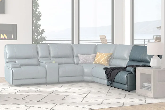 Parker House Whitman Power Cordless Right Arm Facing Recliner in Verona Azure MWHI#811RPH-P50-VAZ PROMO CODE:UNIV10 for 10% Off