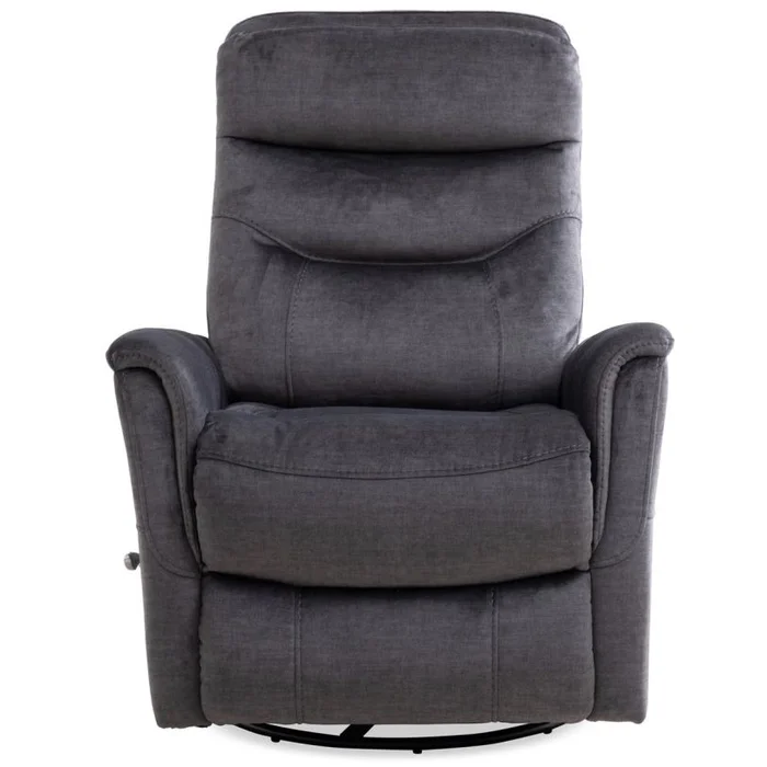 Parker Living Gemini Manual Swivel Glider Recliner in Capri Charcoal MGEM#812GS-CCH CODE:UNIV10 for 10% Off