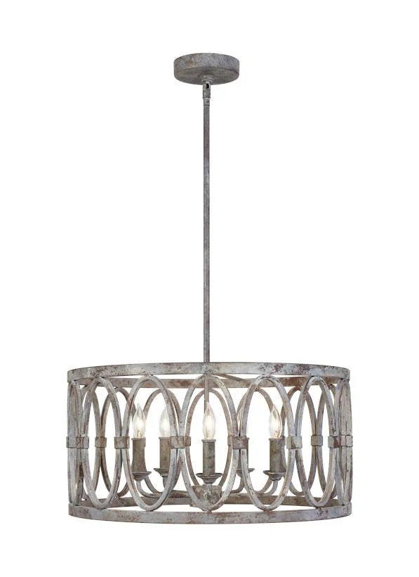 Patrice Five Light Hanging Shade