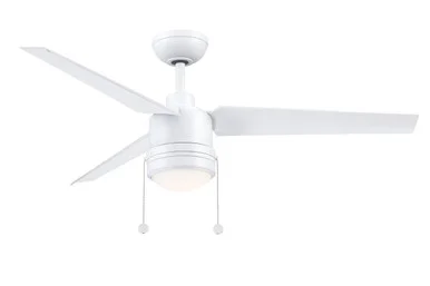 PC/DC L 52”Ceiling Fan in Matte White (26|FPD7619MWW)