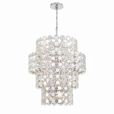 Perrene 24 Light Chandelier in Chrome (40|44289-010)