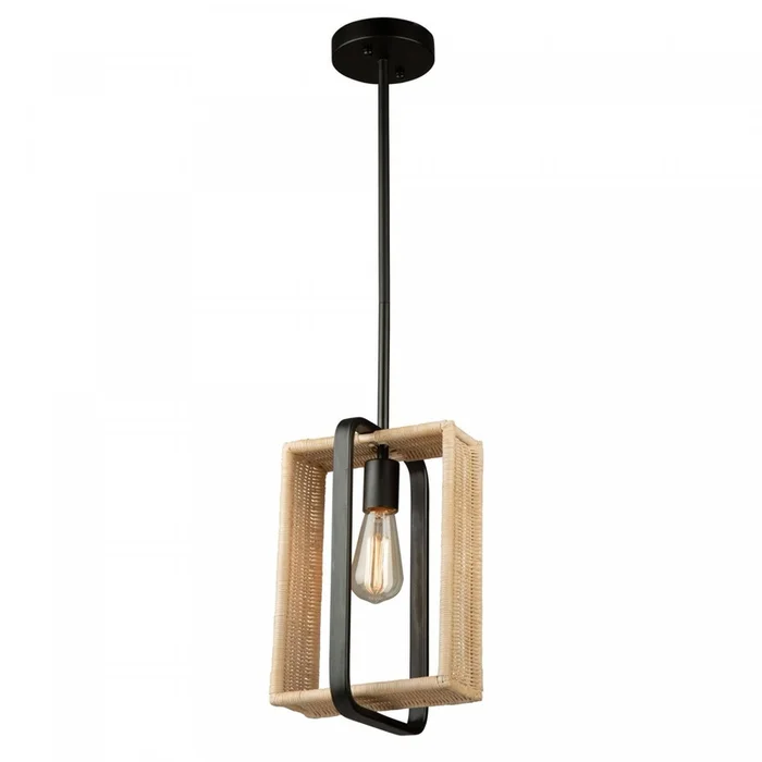 Perris 1-Light Black Pendant | Luminaire suspendu Perris noir 1ampoule | D06H8OFH