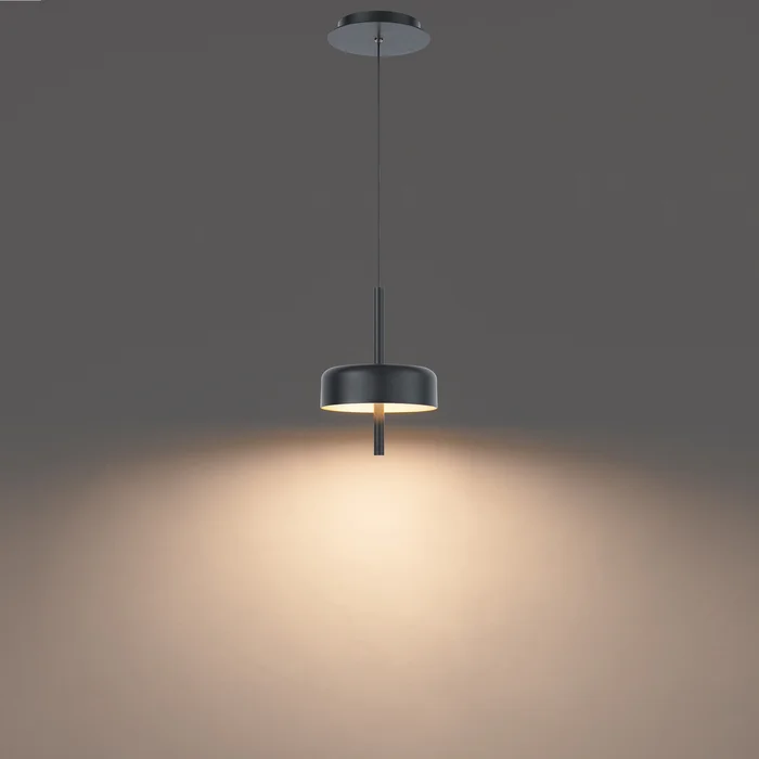 Pierce LED Mini Pendant in Black/Gold (34|PD-89210-BK/GO)